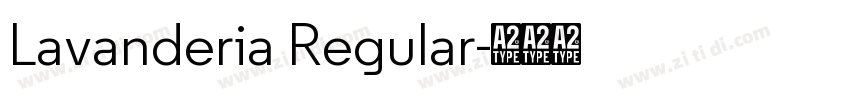 Lavanderia Regular字体转换